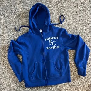 MLB KC Royals baseball fleece hoodie Small